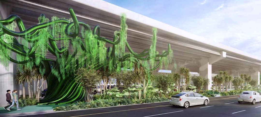 A concept rendering of The Canopy project in downtown Orlando.